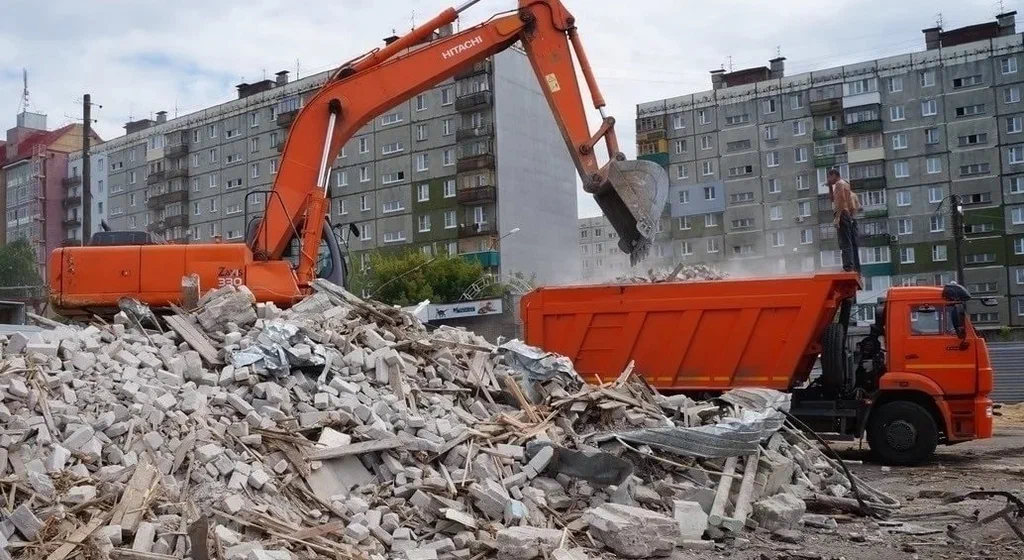 Профессиональный вывоз строительного мусора в Тамбове в октябре